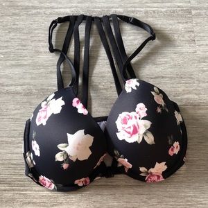 VS Pink ribbed front close wear everywhere push-up